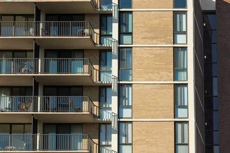 McLean House Condominium HiRise Windows